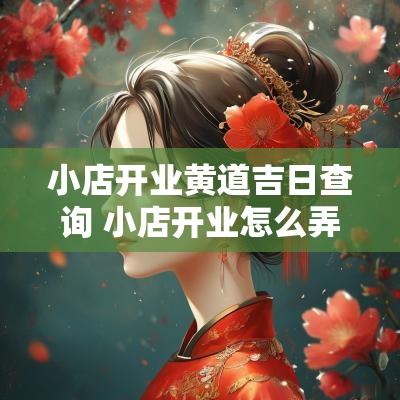 小店开业黄道吉日查询 小店开业怎么弄