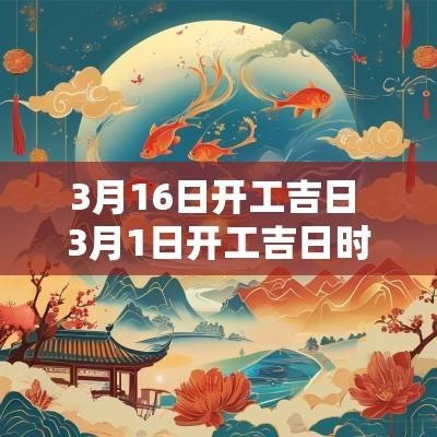 3月16日开工吉日 3月1日开工吉日时辰