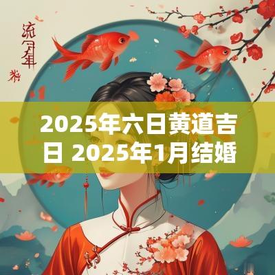 2025年六日黄道吉日 2025年1月结婚黄道吉日