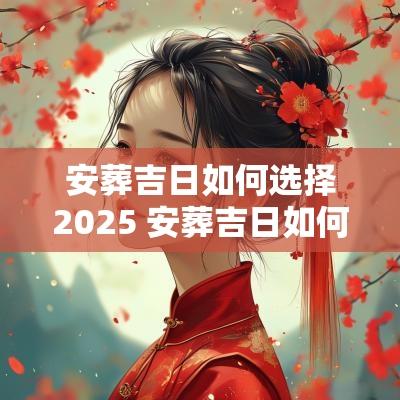 安葬吉日如何选择2025 安葬吉日如何选择2025年的日期