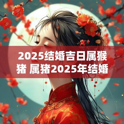 2025结婚吉日属猴猪 属猪2025年结婚好吗