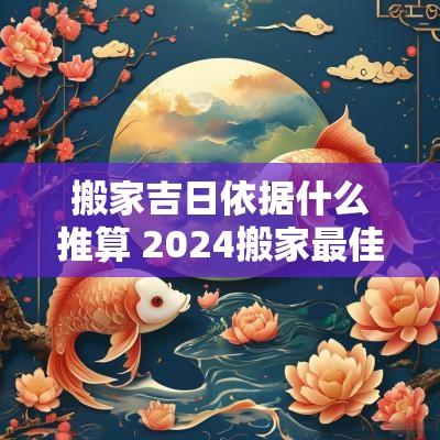 搬家吉日依据什么推算 2025搬家最佳吉日查询