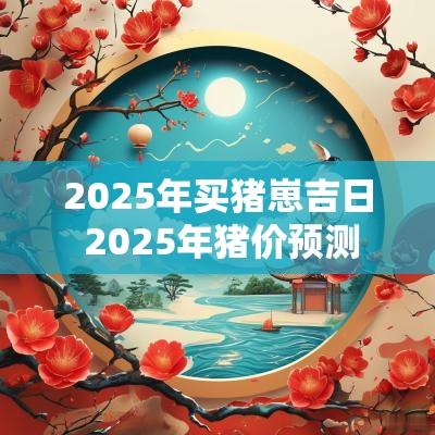 2025年买猪崽吉日 2025年猪价预测