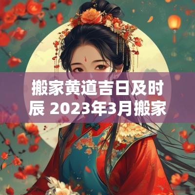 搬家黄道吉日及时辰 2025年3月搬家入宅黄道吉日及时辰