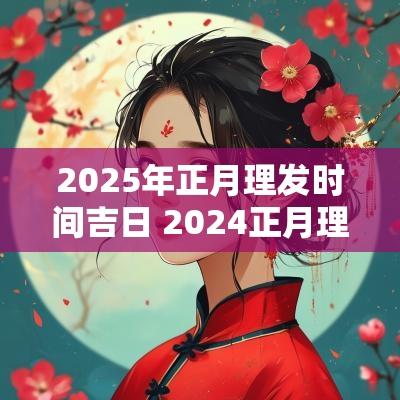 2025年正月理发时间吉日 2025正月理发吉日