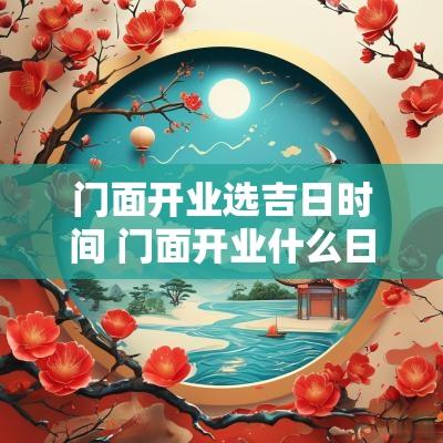 门面开业选吉日时间 门面开业什么日子最好