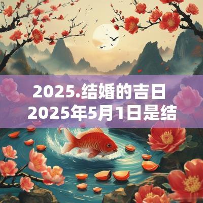 2025.结婚的吉日 2025年5月1日是结婚吉日吗