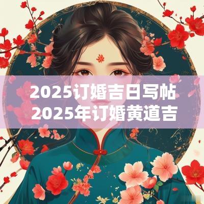 2025订婚吉日写帖 2025年订婚黄道吉日生辰八字
