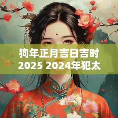 狗年正月吉日吉时2025 2025年犯太岁属狗如何化解吉凶