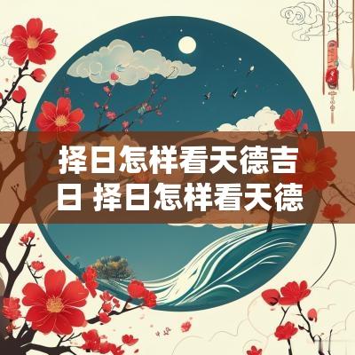 择日怎样看天德吉日 择日怎样看天德吉日和凶吉日