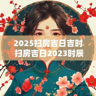 2025扫房吉日吉时 扫房吉日2025时辰时间
