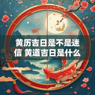 黄历吉日是不是迷信 黄道吉日是什么意思