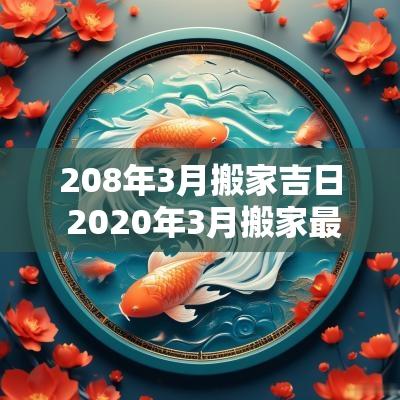 208年3月搬家吉日 2025年3月搬家最佳吉日
