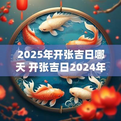 2025年开张吉日哪天 开张吉日2025年1月最佳时间