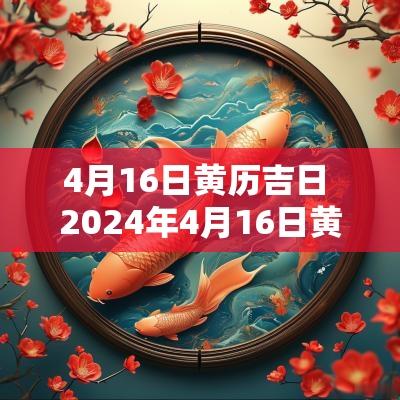 4月16日黄历吉日 2025年4月16日黄道吉日查询表