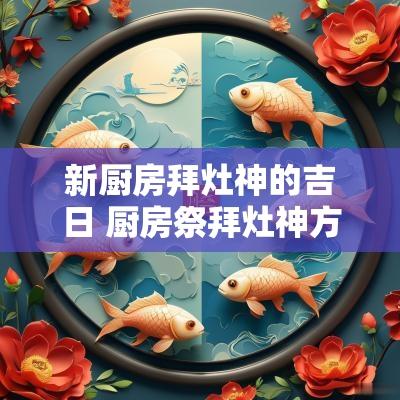 新厨房拜灶神的吉日 厨房祭拜灶神方位