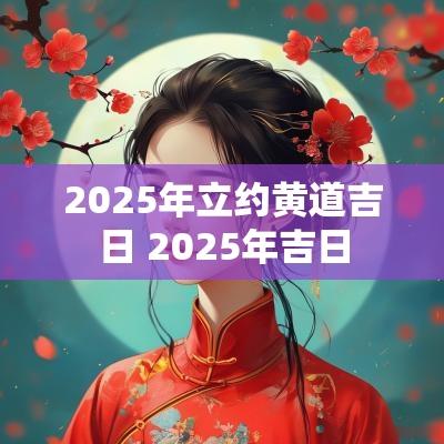 2025年立约黄道吉日 2025年吉日