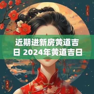 近期进新房黄道吉日 2025年黄道吉日进入新房