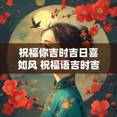 祝福你吉时吉日喜如风 祝福语吉时吉日喜如风的句子