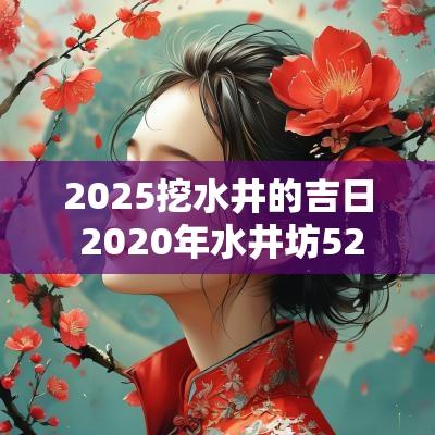 2025挖水井的吉日 2025年水井坊52度多少钱