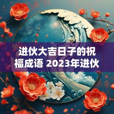 进伙大吉日子的祝福成语 2025年进伙大吉日子