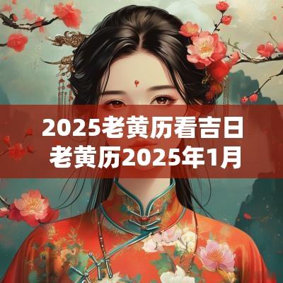 2025老黄历看吉日 老黄历2025年1月黄道吉日