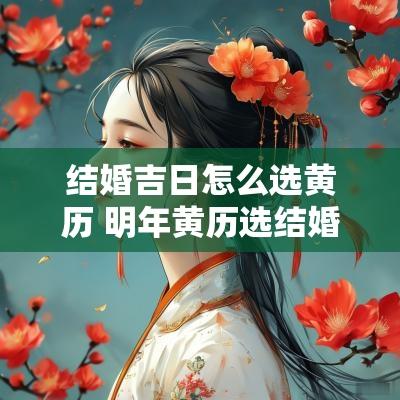 结婚吉日怎么选黄历 明年黄历选结婚吉日