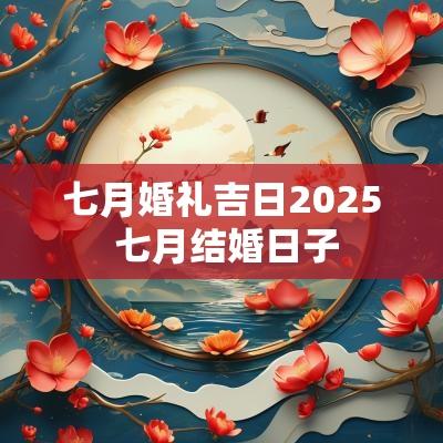 七月婚礼吉日2025 七月结婚日子