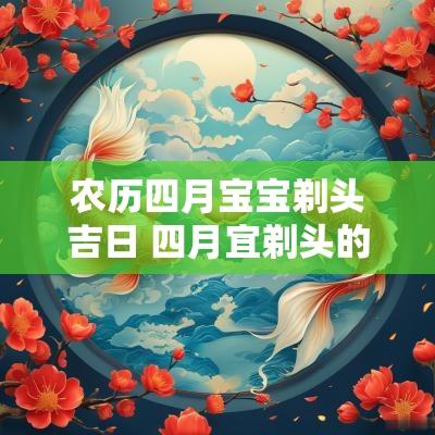 农历四月宝宝剃头吉日 四月宜剃头的日子
