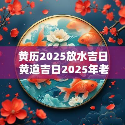 黄历2025放水吉日 黄道吉日2025年老黄历查询