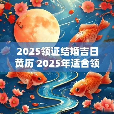 2025领证结婚吉日黄历 2025年适合领证的日子