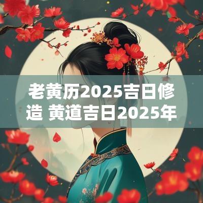 老黄历2025吉日修造 黄道吉日2025年老黄历查询