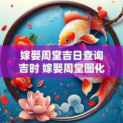 嫁娶周堂吉日查询吉时 嫁娶周堂图化解方法