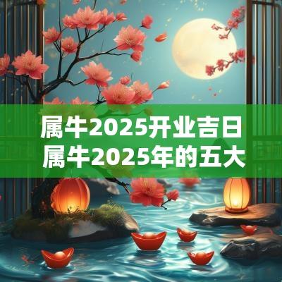 属牛2025开业吉日 属牛2025年的五大预兆