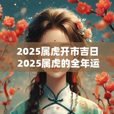 2025属虎开市吉日 2025属虎的全年运势和运程