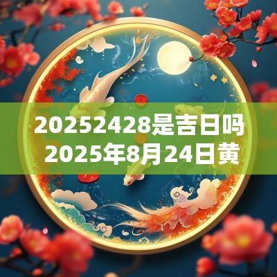 20252428是吉日吗 2025年8月24日黄历
