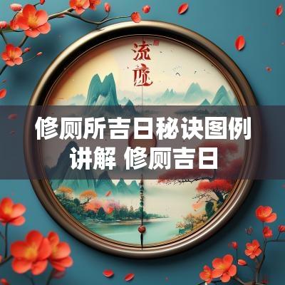 修厕所吉日秘诀图例讲解 修厕吉日
