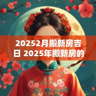 20252月搬新房吉日 2025年搬新房的吉日有哪些
