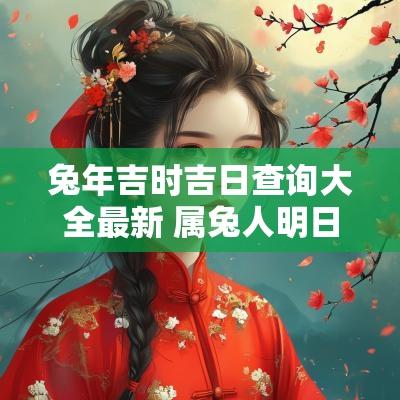 蛇年吉时吉日查询大全最新 属兔人明日吉时查询