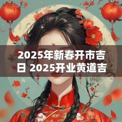 2025年新春开市吉日 2025开业黄道吉日