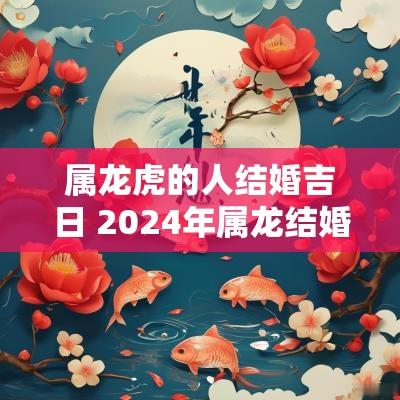 属龙虎的人结婚吉日 2025年属龙结婚的黄道吉日