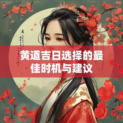 黄道吉日选择的最佳时机与建议