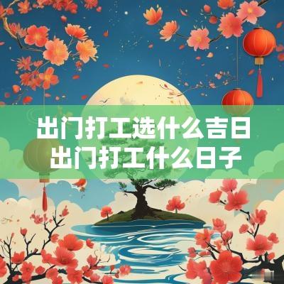出门打工选什么吉日 出门打工什么日子好