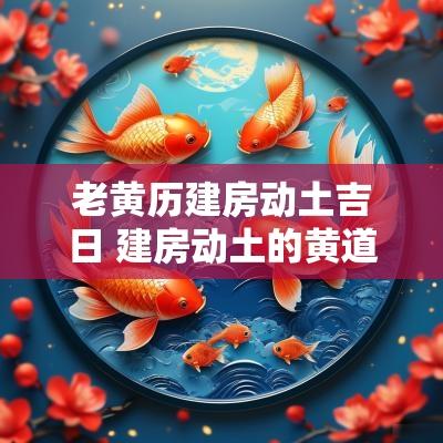 老黄历建房动土吉日 建房动土的黄道吉日2025