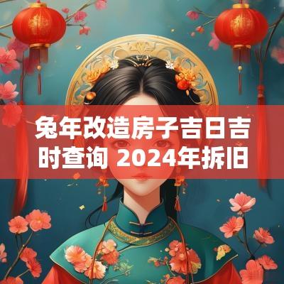 蛇年改造房子吉日吉时查询 2025年拆旧房改造吉日查询