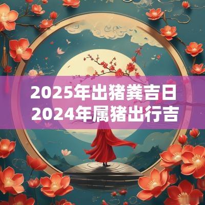 2025年出猪粪吉日 2025年属猪出行吉日