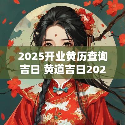 2025开业黄历查询吉日 黄道吉日2025年老黄历查询