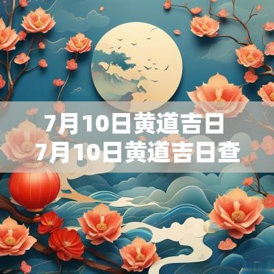 7月10日黄道吉日 7月10日黄道吉日查询