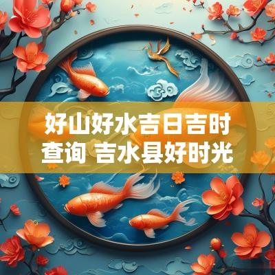 好山好水吉日吉时查询 吉水县好时光餐吧