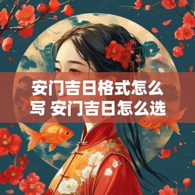 安门吉日格式怎么写 安门吉日怎么选择